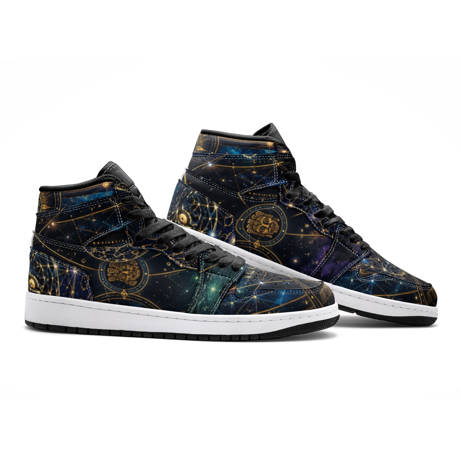 Mystic Jaguar Black Sneakers - Image 2