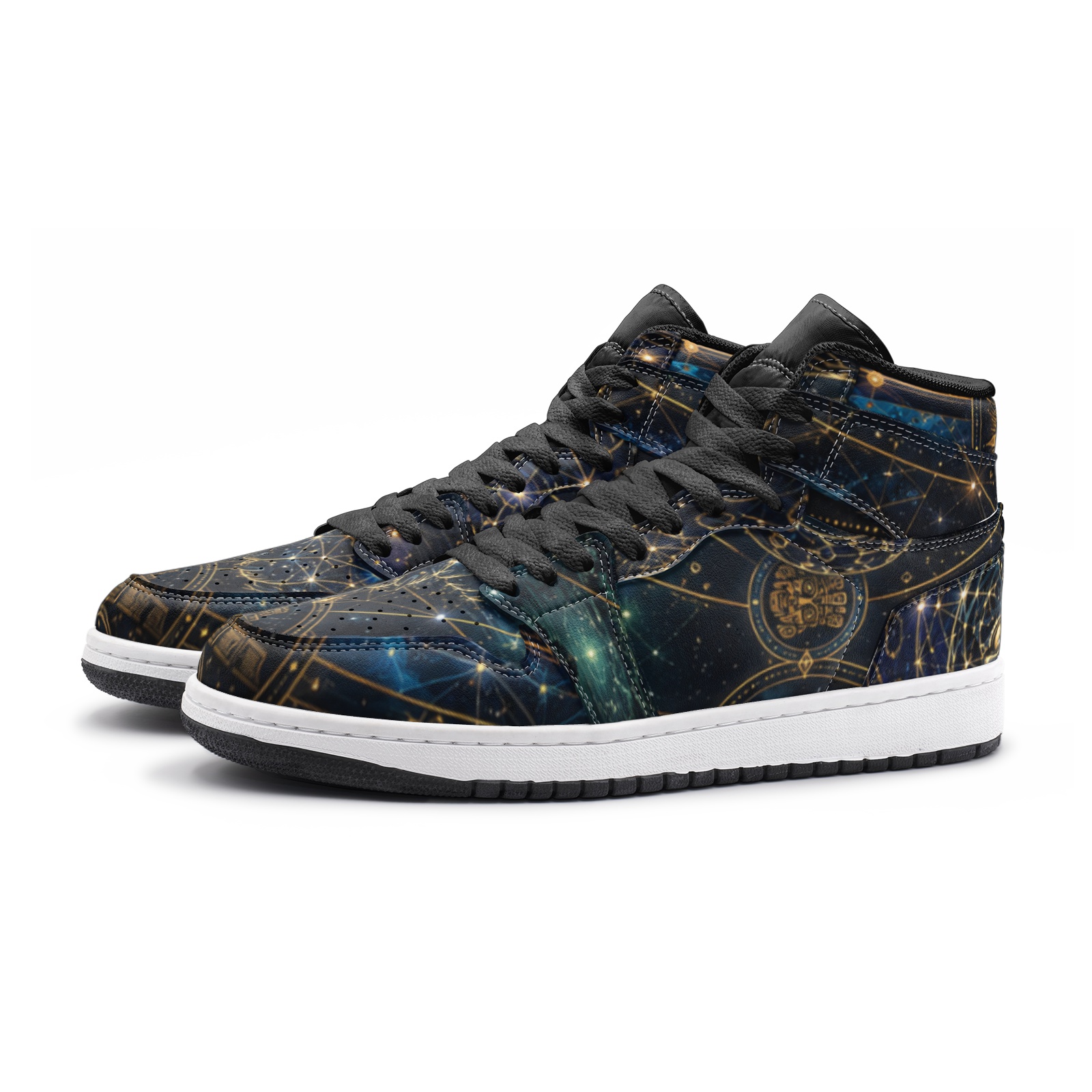 Mystic Jaguar Black Sneakers - Image 3