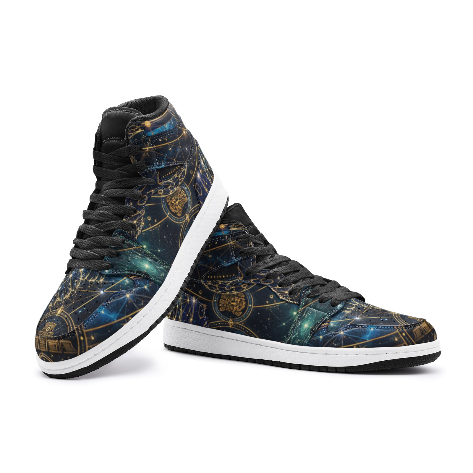 Mystic Jaguar Black Sneakers - Image 4